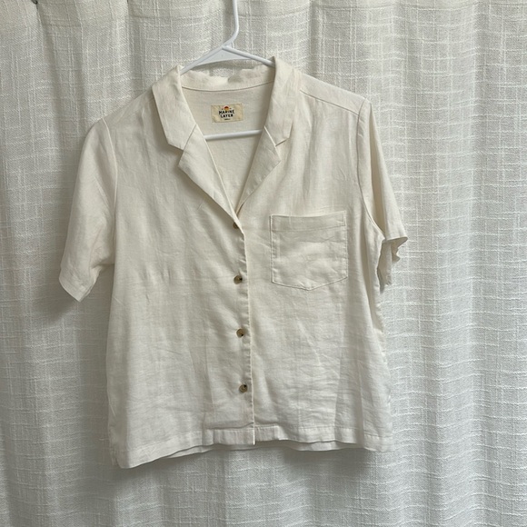 Marine layer linen top - Picture 1 of 4